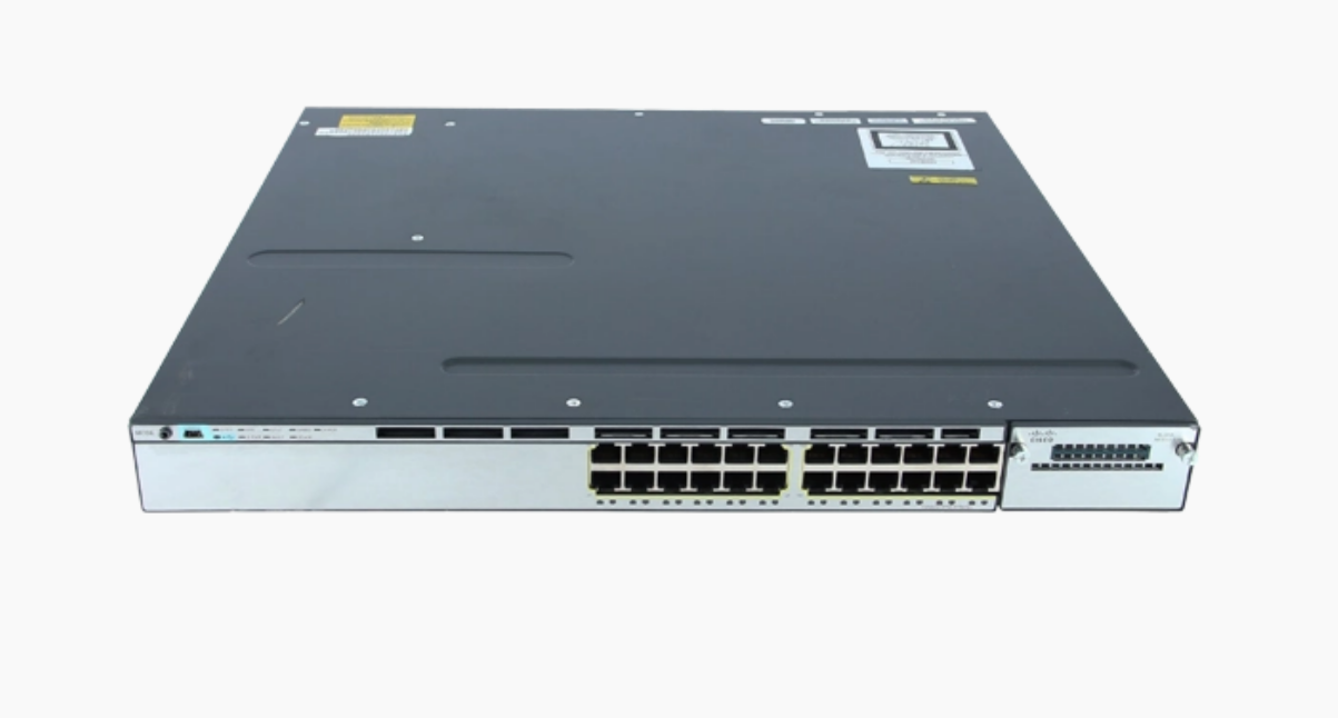 سوئیچ  شبکه سیسکو 24 پورت WS-C3750X-24P-S